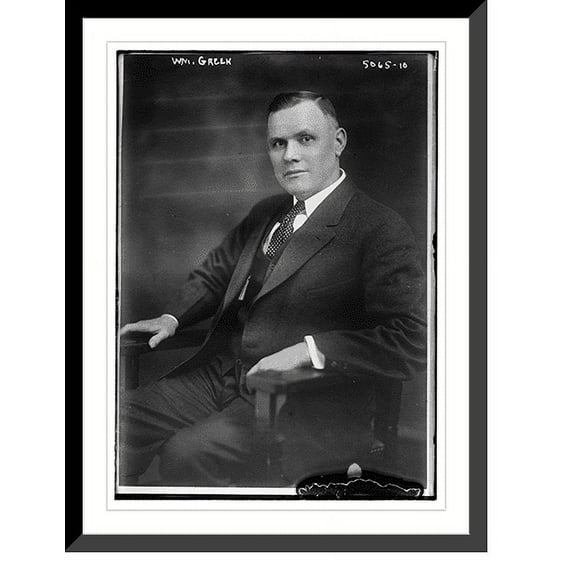 Historic Framed Print, Wm. Green, 17-7/8" x 21-7/8"