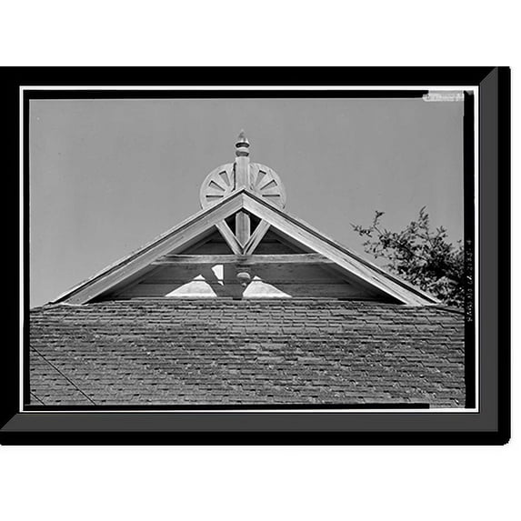 Historic Framed Print, Woodhams House, 112 San Gregorio Street, Pescadero, San Mateo County, CA - 4, 17-7/8" x 21-7/8"