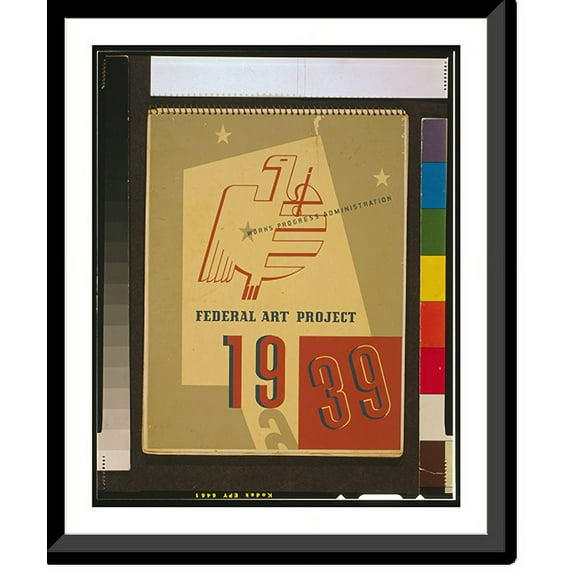 Historic Framed Print, Works Progress Administration, Federal Art Project 1939, 17-7/8" x 21-7/8"