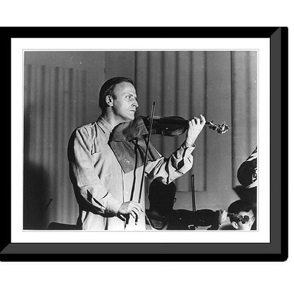 Historic Framed Print, Yehudi Menuhin, 1916- - 2, 17-7/8" x 21-7/8"