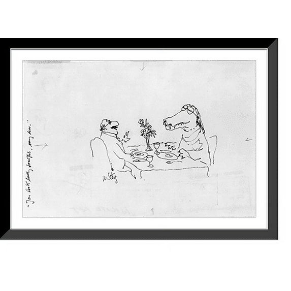 Historic Framed Print, You look lovely tonight, my dear, 17-7/8" x 21-7/8"