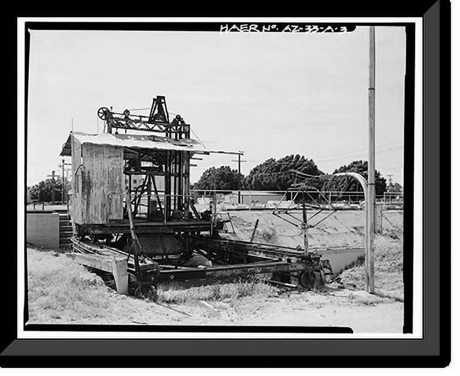 Historic Framed Print, Yuma Main Street Water Treatment Plant