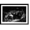 thumbnail image 1 of Historic Framed Print, The pilgrims signing the compact, on board the May Flower, Nov. 11th, 1620.painted by T.H. Matteson ; engraved by Gauthier., 17-7/8" x 21-7/8", 1 of 9