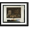 thumbnail image 1 of Historic Framed Print, To the right hon'able Wills Hill, Earl of Hillsborough, this plate representing a perspective view of a scutch mill, with the method of breaking the flax wit, 17-7/8" x 21-7/8", 1 of 9
