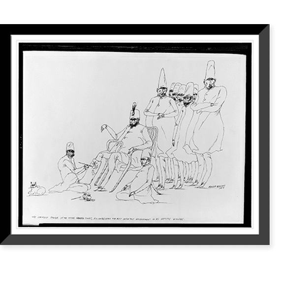 Historic Framed Print, The royal court's greatest painter accomplishing the most important assignment among his artistic activities., 17-7/8" x 21-7/8"