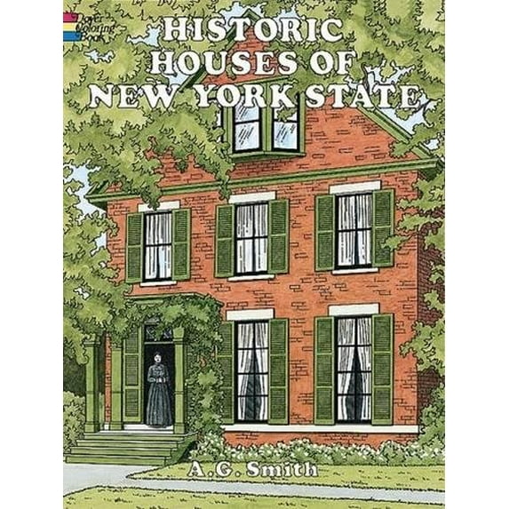 Pre-Owned Historic Houses of New York State Coloring Book (Paperback) 0486291782 9780486291789
