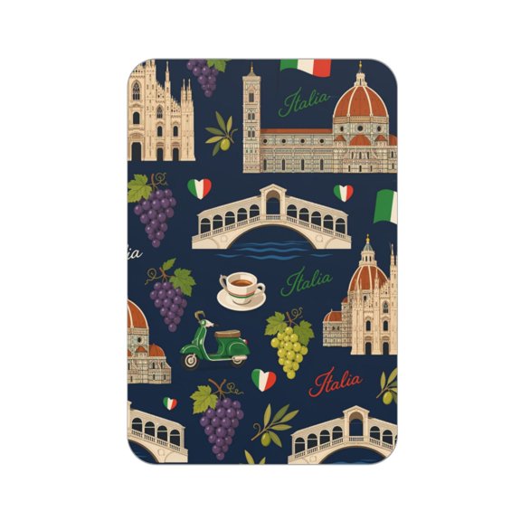 Historic Italian Architecture & Travel Icons Acrylic Fridge Magnets Decorative Refrigerator Magnets for Kitchen Office Whiteboard Locker