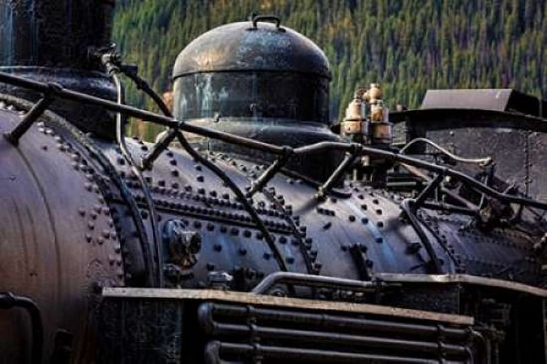 Historic Locomotive II Canvas Art - Kathy Mahan (24 x 36)