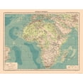 thumbnail image 1 of Historic Map - Africa Physical - Schrader 1908 - Vintage Wall Art, 1 of 4