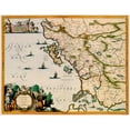 thumbnail image 1 of Historic Map - Albania Greece - Jansson 1654 - Vintage Wall Art, 1 of 4