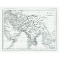 thumbnail image 1 of Historic Map - Asia - Oxford 1828 - Vintage Wall Art, 1 of 4