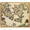 thumbnail image 1 of Historic Map - Baltic Isles Denmark - De Wit 1680 - Vintage Wall Art, 1 of 4