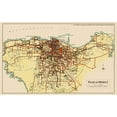 thumbnail image 1 of Historic Map - Beirut Lebanon - Palmer 1851 - 23 x 36.46 - Vintage Wall Art, 1 of 5