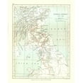 thumbnail image 1 of Historic Map - Britain Central 1715 - Gardiner 1902 - 23 x 28.41 - Vintage Wall Art, 1 of 5