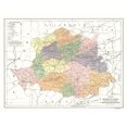 thumbnail image 1 of Historic Map - Caceres Province Spain - Pompido 1913 - Vintage Wall Art, 1 of 4