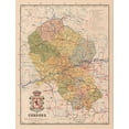 thumbnail image 1 of Historic Map - Cardova Spain - Martin 1911 - Vintage Wall Art, 1 of 4