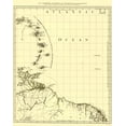 thumbnail image 1 of Historic Map - Caribbean Islands Guyana - Jefferys 1775 - Vintage Wall Art, 1 of 4
