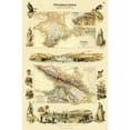 thumbnail image 1 of Historic Map - Caucasus Crimea Black Caspian Seas - Edinburgh 1837 - 23 x 34.90 - Vintage Wall Art, 1 of 5