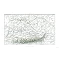 thumbnail image 1 of Historic Map - Danube Valley Germany - Thiers 1866 - Vintage Wall Art, 1 of 4