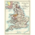 thumbnail image 1 of Historic Map - England Wales 1086 - Poole 1902 - Vintage Wall Art, 1 of 4