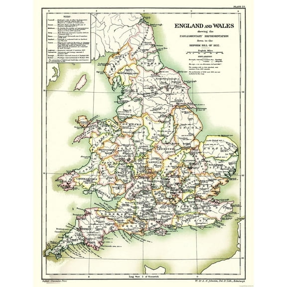 Historic Map - England Wales - Poole 1902 - 23 x 29.91 - Vintage Wall Art