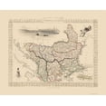 thumbnail image 1 of Historic Map - Europe Turkey - Tallis 1851 - Vintage Wall Art, 1 of 4