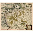 thumbnail image 1 of Historic Map - Flemish Brabant Flanders Belgium - De Wit 1688 - Vintage Wall Art, 1 of 4