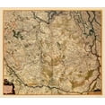 thumbnail image 1 of Historic Map - Flemish Brabant Flanders Belgium - Visscher 1680 - 23 x 26.50 - Vintage Wall Art, 1 of 5