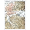 thumbnail image 1 of Historic Map - Freiburg Germany - Baedeker 1914 - 23 x 31.26 - Vintage Wall Art, 1 of 5