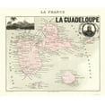 thumbnail image 1 of Historic Map - Guadeloupe Island France - Migeon 1869 - 23 x 27.21 - Vintage Wall Art, 1 of 5