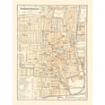 thumbnail image 1 of Historic Map - Hague Netherlands - Baedeker 1910 - Vintage Wall Art, 1 of 4