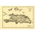 thumbnail image 1 of Historic Map - Hispaniola Dominican Republic Haiti - Jeffreys 1762 - 23 x 33 - Vintage Wall Art, 1 of 5