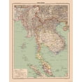 thumbnail image 1 of Historic Map - Indochina - Schrader 1908 - Vintage Wall Art, 1 of 4