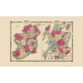 thumbnail image 1 of Historic Map - Ireland Scotland - Johnson 1860 - 23 x 37.38 - Vintage Wall Art, 1 of 5