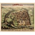 thumbnail image 1 of Historic Map - Jerusalem Israel - 1600 - 23 x 27.26 - Vintage Wall Art, 1 of 5