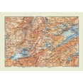 thumbnail image 1 of Historic Map - Kandersteg Switzerland - Baedeker 1921 - Vintage Wall Art, 1 of 4