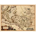 thumbnail image 1 of Historic Map - Lennox District Scotland - Blaeu 1654 - 23 x 30.38 - Vintage Wall Art, 1 of 5