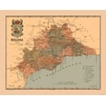 thumbnail image 1 of Historic Map - Malaga Spain - Martine 1904 - 28.61 x 23 - Vintage Wall Art, 1 of 5