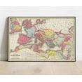 thumbnail image 1 of Historic Map - Map of the Roman Empire at the period of its greatest extent about the year A.D. 107, 1875 Classical Atlas - Vintage Wall Art - 36in x 24in, 1 of 9