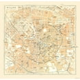 thumbnail image 1 of Historic Map - Milan Italy - Bertarelli 1914 - Vintage Wall Art, 1 of 4