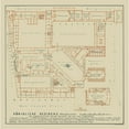 thumbnail image 1 of Historic Map - Munich Residenz Germany - Baedeker 1914 - 23 x 23.08 - Vintage Wall Art, 1 of 5