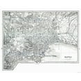 thumbnail image 1 of Historic Map - Naples Italy - Baedeker 1880 - Vintage Wall Art, 1 of 4
