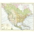 thumbnail image 1 of Historic Map - North America Commercial Chart - Newnes 1907 - Vintage Wall Art, 1 of 4