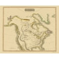 thumbnail image 1 of Historic Map - North America - Thomson 1814 - 23 x 28.05 - Vintage Wall Art, 1 of 5