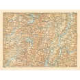 thumbnail image 1 of Historic Map - North Italy - Baedeker 1896 - Vintage Wall Art, 1 of 4