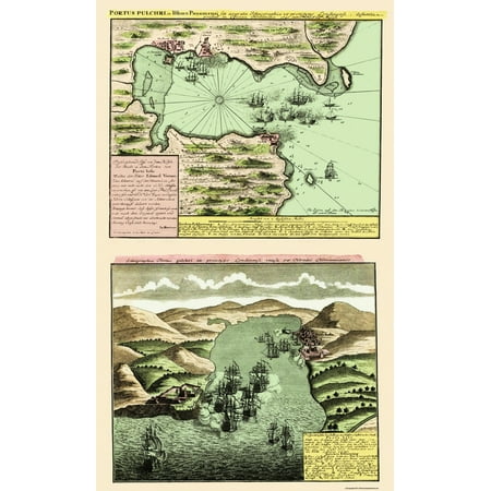 Historic Map - Panama - 1740 - Vintage Wall Art price history and forecast - MAPS OF THE PAST