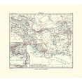 thumbnail image 1 of Historic Map - Persia - Perthes 1896 - Vintage Wall Art, 1 of 4