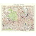 thumbnail image 1 of Historic Map - Regents Park Camden Town London - Bartholomew 1921 - 28.49 x 23 - Vintage Wall Art, 1 of 5