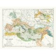 thumbnail image 1 of Historic Map - Roman Empire Augustus - Cortambert 1880 - 29.96 x 23 - Vintage Wall Art, 1 of 5