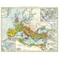 thumbnail image 1 of Historic Map - Roman Rule Expansion Europe - Putzgers 1897 - Vintage Wall Art, 1 of 4